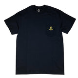 FLOWER RECORDS LOGO POCKET TEE (ONE WASH)