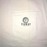 FLOWER RECORDS LOGO POCKET TEE (ONE WASH)