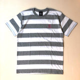 FLOWER RECORDS LOGO BORDER TEE (ONE WASH)