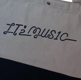 "IT'2 MUS1C" 2WAY TOTE BAG