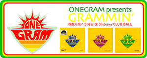 ONEGRAM Presents GRAMMIN'より、レコード＆CD、７タイトル販売開始〜！